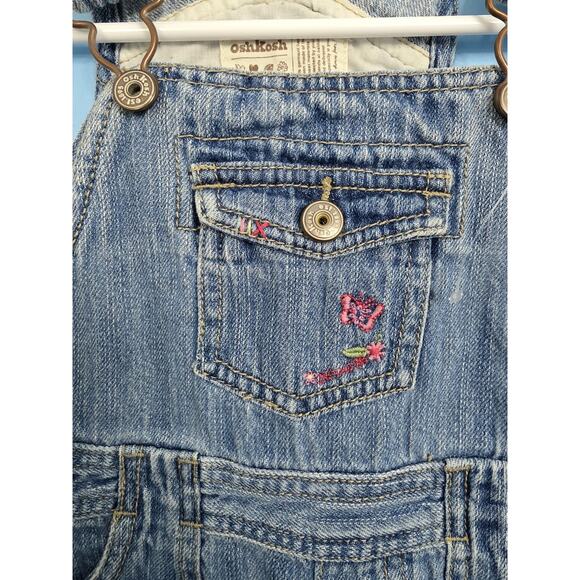Oshkosh B’gosh Embroidered Vestbak Denim Dress Size 3T - Picture 2 of 6
